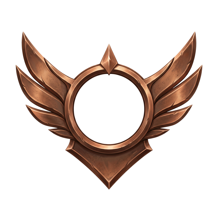 bronze rank wings